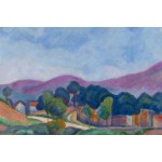 Józef Pankiewicz (1866 Lublin - 1940 La Ciotat, Frankreich), Landschaft von San Rafael I, 1915-16