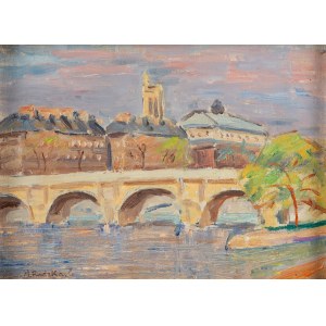 Hanna Rudzka-Cybisowa (1897 Mlawa - 1988 Krakau), Pont-Neuf in Paris