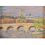 Hanna Rudzka-Cybisowa (1897 Mława - 1988 Kraków), Pont-Neuf w Paryżu