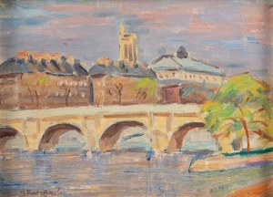 Hanna Rudzka-Cybisowa (1897 Mława - 1988 Kraków), Pont-Neuf w Paryżu