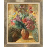 Wojciech Fangor (1922 Warschau - 2015 Warschau), Blumen in einer Vase, 1941
