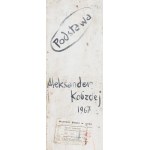 Aleksander Kobzdej (1920 Olesko - 1972 Varšava), Dvojplošný variabilný obraz, 1967