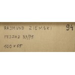 Rajmund Ziemski (1930 Radom - 2005 Warszawa), Pejzaż 33/75, 1975