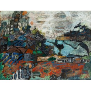 Jan Szancenbach (1928 Krakau - 1998 Krakau), Landschaft, 1968