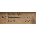 Jan Wodyński (1903 Jasło - 1988 Varsovie), Nu avec guitare, 1965