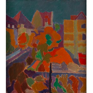 Wacław Taranczewski (1903 Czarnków - 1987 Kraków), Urban Landscape, 1950s.