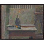 Wacław Taranczewski (1903 Czarnków - 1987 Kraków), Still life with painting utensils, 1960s.