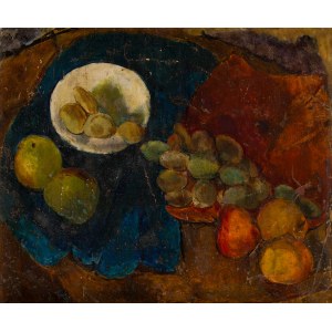 Eugeniusz Eibisch (1895 Lublin - 1987 Warschau), Stillleben mit Obst, 1923