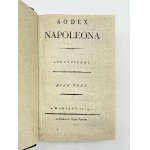 Codex Napolona. With footnotes xiąg three [Warsaw 1811][artistic binding].