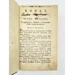 Codex Napolona. With footnotes xiąg three [Warsaw 1811][artistic binding].