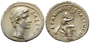 Augustus (27 BC-14 AD), Denarius, Rome, 12 BC; AR (g 3,85; mm 20)