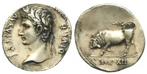 Augustus (27 BC-14 AD), Denarius, Lugdunum, 11-10 BC; AR (g 3,05; mm 19,9)
