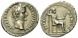 Tiberius (14-37), Denarius, Lugdunum, AD 36-37; AR (g 3,88; mm 20)
