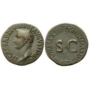 Tiberius (14-37), As, Rome, AD 21-22; Æ (g 11,50; mm 28)
