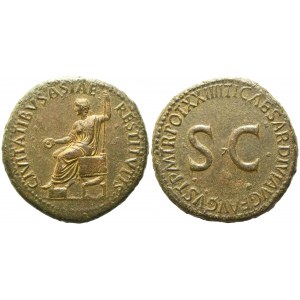 Tiberius (14-37), Sestertius, Rome, AD 22-23; Æ (g 27,25; mm 34)