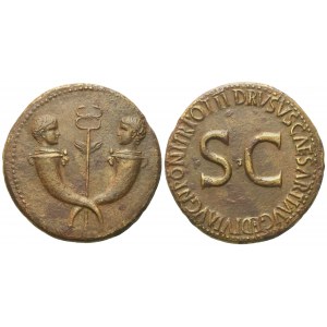 Drusus Minor, Sestertius struck under Tiberius, Rome, AD 22-23; Æ (g 26,94; mm 33,5)