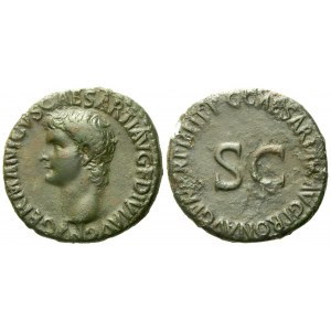 Germanicus, As struck under Gaius (Caligula), Rome, c. AD 37-38; Æ (g 12,05; mm 27,4)