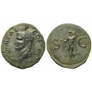 Agrippa, As struck under Gaius (Caligula), Rome, c. AD 37-41; Æ (g 11,06; mm 29)