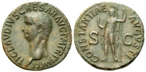 Claudius (41-54), As, Rome, c. AD 50-54; Æ (g 10,93; mm 28)