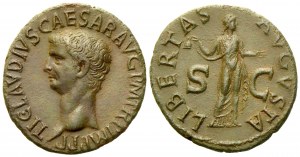 Claudius (41-54), As, Rome, c. AD 50-54; Æ (g 10,00; mm 29)