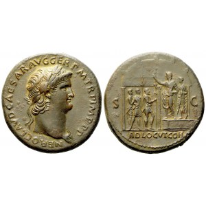Nero (54-68), Sestertius, Rome, AD 63; Æ (g 29,15; mm 34)