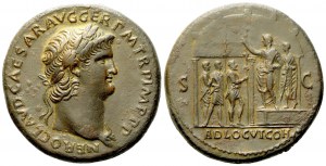 Nero (54-68), Sestertius, Rome, AD 63; Æ (g 29,15; mm 34)