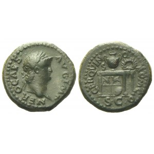 Nero (54-68), Semis, Rome, c. AD 64; Æ (g 4,46; mm 17)