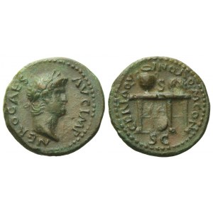 Nero (54-68), Semis, Rome, c. AD 64; Æ (g 3,22; mm 17)
