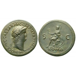 Nero (54-68), Sestertius, Rome, c. AD 65; Æ (g 28,26; mm 35)