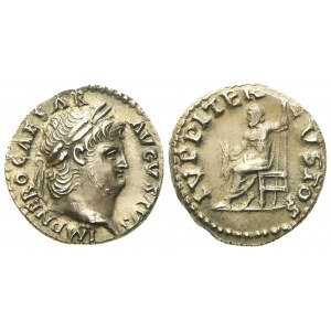 Nero (54-68), Denarius, Rome, AD 66-67; AR (g 3,52; mm 18 )