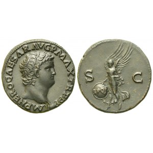 Nero (54-68), As, Lugdunum, c. AD 66; Æ (g 11,35; mm 27)