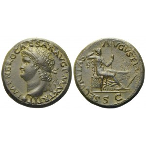 Nero (54-68), As, Rome, c. AD 67; Æ (g 16,53; mm 28)