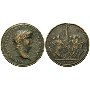 Nero (54-68), Contorniate, Rome, late 4th century AD; Æ (g 20,75; mm 38)