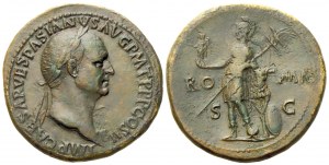 Vespasian (69-79), Sestertius, Rome, AD 71; Æ (g 23,69; mm 35)