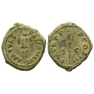 Vespasian (69-79), Quadrans, Rome, AD 71; Æ (g 3,28; mm 17)