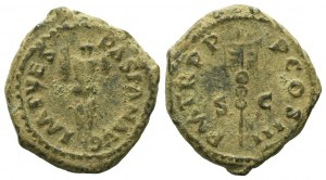 Vespasian (69-79), Quadrans, Rome, AD 71; Æ (g 3,28; mm 17)