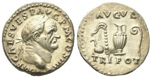Vespasian (69-79), Denarius, Rome, AD 72-73; AR (g 3,06; mm 17,65)
