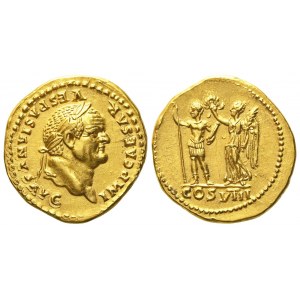 Vespasian (69-79), Aureus, Rome, AD 77-78; AV (g 7,32; mm 19)