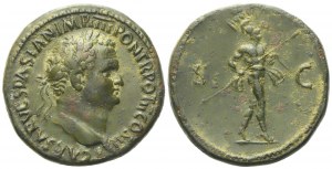 Titus Caesar, Sestertius struck under Vespasian, Rome, AD 72-73; Æ (g 25,35; mm 32)