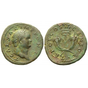 Titus Caesar, Dupondius for the Syrian monetary circulation, Rome, AD 74; Æ (g 12,90; mm 28)