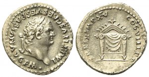 Titus (79-81), Denarius, Rome, AD 80; AR (g 3,35; mm 18,3)
