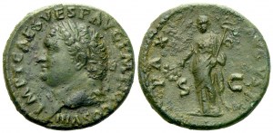 Titus (79-81), As, Rome, AD 80-81; Æ (g 11,05; mm 25)