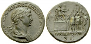 Trajan (98-117), Sestertius, Rome, AD 114-117; Æ (g 25,71; mm 33)