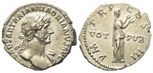 Hadrian (117-138), Denarius, Rome, AD 118; AR (g 3,15; mm 19,5)
