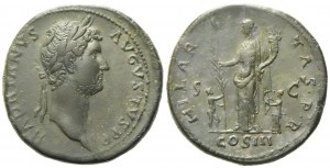 Hadrian (117-138), Sestertius, Rome, AD 128-129; Æ (g 28,69; mm 32)