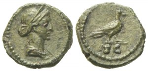 Anonymous, Quadrans struck between Hadrian to Antoninus Pius, Rome, c. 2nd century AD; Æ (g 2,50; mm 15)