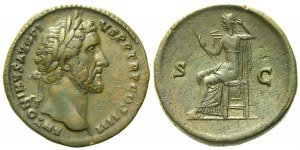 Antoninus Pius (138-161), Sestertius, Rome, AD 145-161; Æ (g 23,43; mm 30)