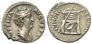 Faustina I, Denarius struck under Antoninus Pius, Rome, AD 139-141; AR (g 3,19; mm 17,51)