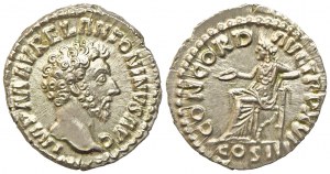 Marcus Aurelius (161-180), Denarius, Rome, AD 161-162; AR (g 3,27; mm 18,7)