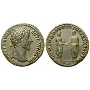 Marcus Aurelius (161-180), Sestertius, Rome, AD 161; Æ (g 24,11; mm 31)